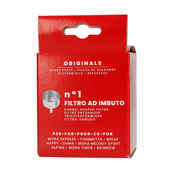 Bialetti piltuvėlio formos filtras, 150ml 3p.