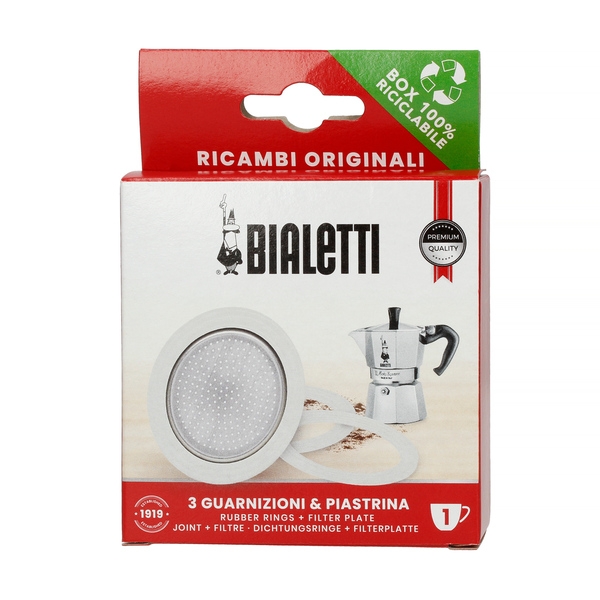 Bialetti tarpinė ir sietelis kavinukui, 1p.