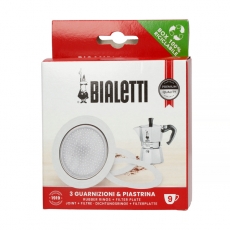 Bialetti tarpinė ir sietelis kavinukui, 420ml 9p.