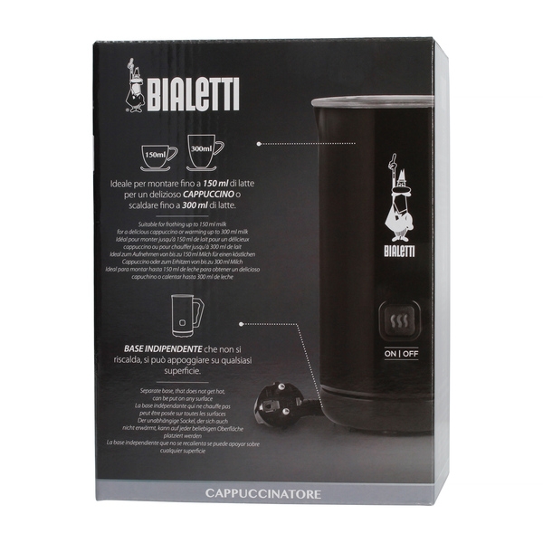 Elektrinis pieno plakiklis Bialetti Nero, 0.3L