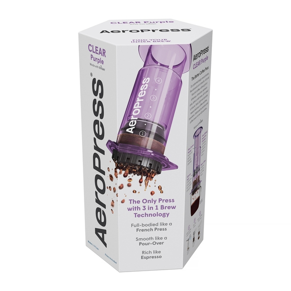 Kavinukas AeroPress Clear, Purple