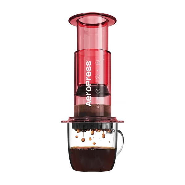 Kavinukas AeroPress Clear, Red