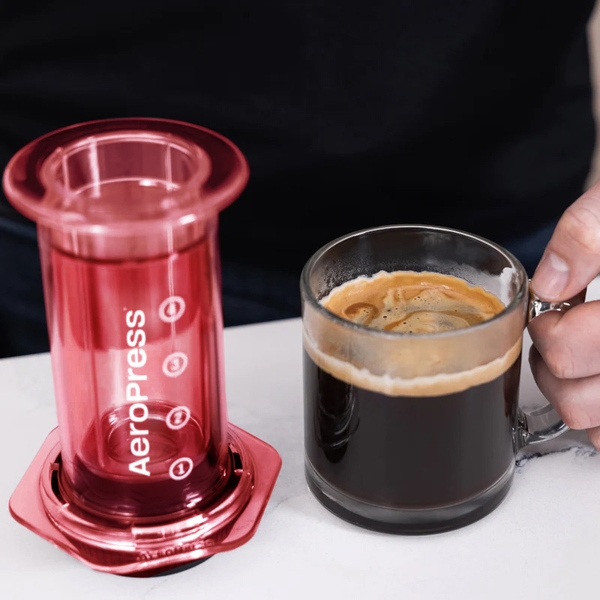 Kavinukas AeroPress Clear, Red