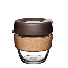 Puodelis KeepCup Cork Almond stiklinis, 227ml